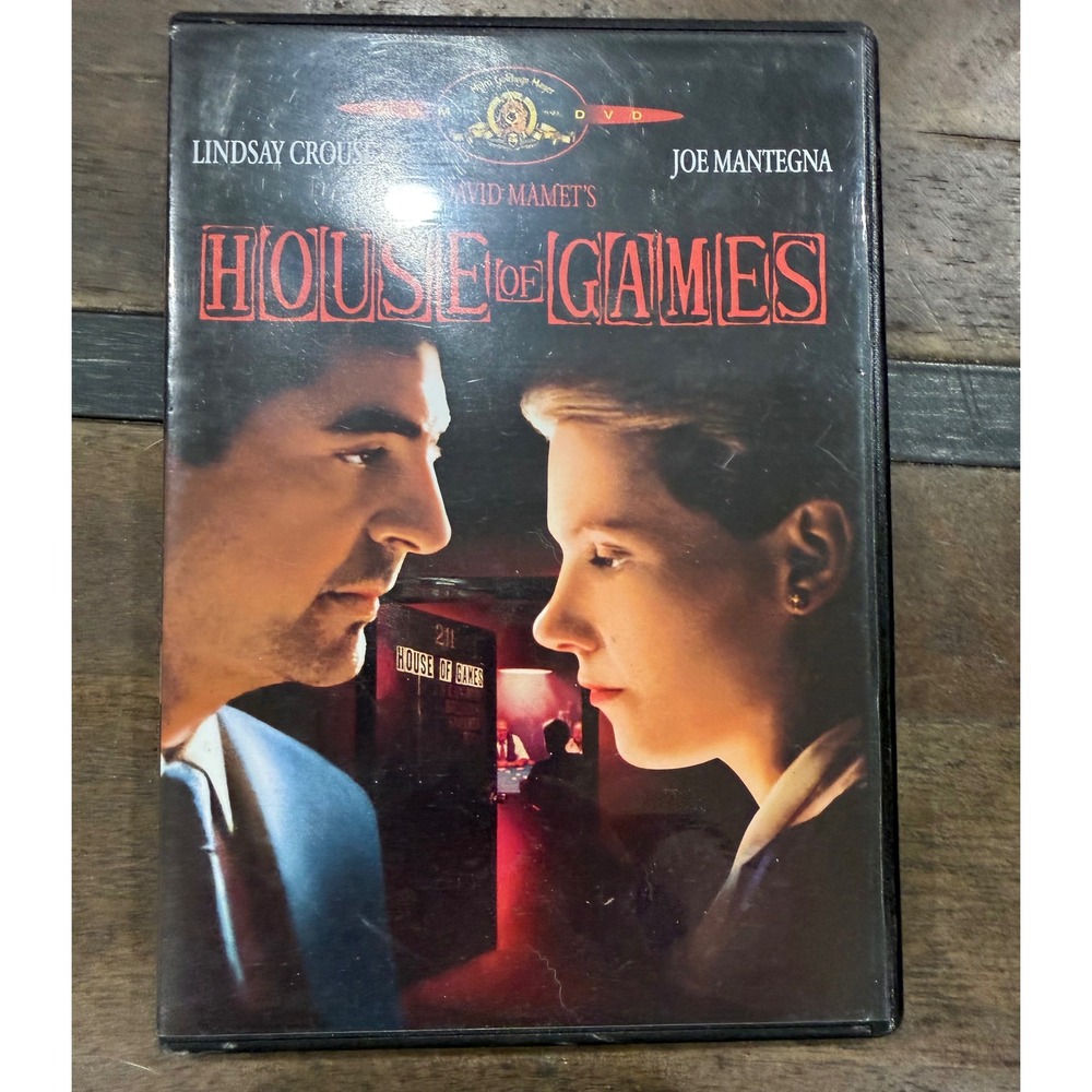 House of Games DVD 1987 David Mamet Lindsay Crouse Joe‎ Mantegna MGM Thriller